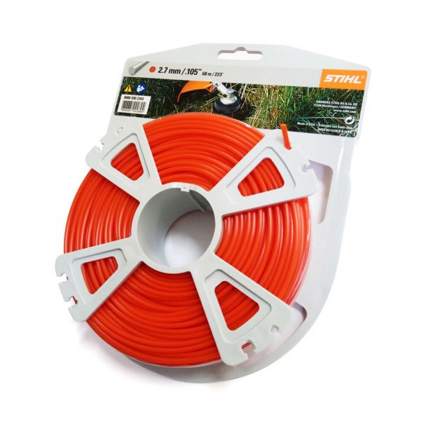 Fir nylon rotund STIHL 2.7mm x 65m Rosu [1]