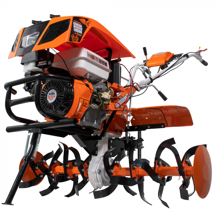 Motosapatoare RURIS 918ACC + roti cauciuc 6.00 - 12+rar ita+plug reversibil rev2+roti metalice 500+set contragreutati 20kg [4]