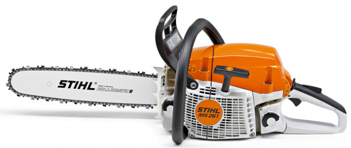 STIHL MS 261 Sokoldalú benzines láncfűrész  teljesítmény: 4,1 LE, lökettérfogat 50,2 cc,vágáshossz 40 cm [2]