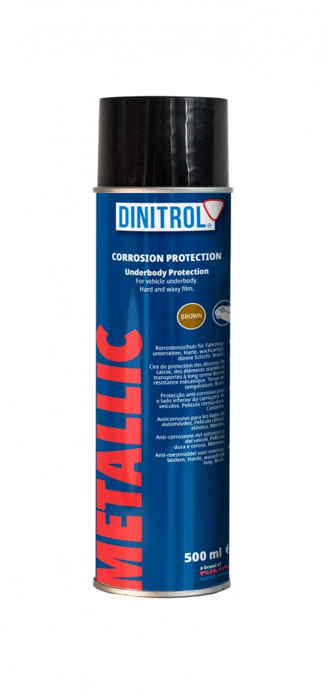 DINITROL Metallic Alvázvédő Spray - 500 ml (Bronz-Barna, Viaszos) [1]