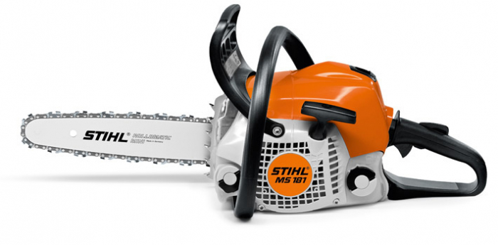 STIHL MS 181 A tűzifa kényelmes darabolásához, teljesítmény: 2 LE, lökettérfogat 31,8 cc,vágáshossz 40 cm [1]