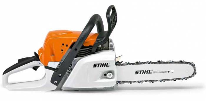 STIHL MS 251 Strapabíró, sokoldalúan használható benzines láncfűrész teljesítmény: 3 LE, lökettérfogat 45,6 cc,vágáshossz 40 cm [2]