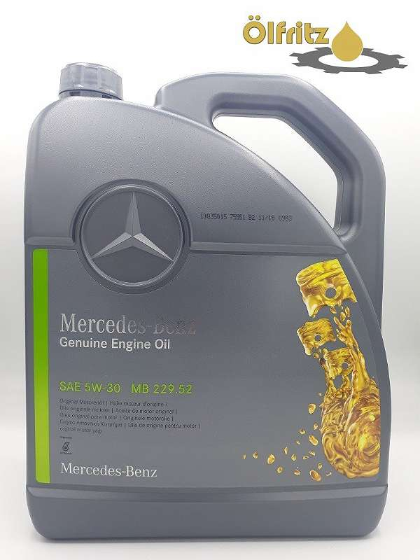 Ulei motor Mercedes Original MB 229.52 5W-30 5L [1]