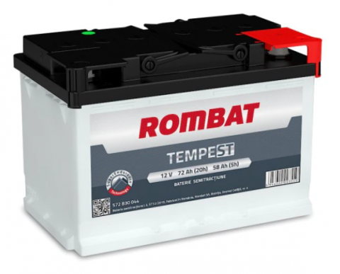 Acumulatoare - ACUMULATOR ROMBAT TEMPEST 72AH(20H) 58AH(5H)