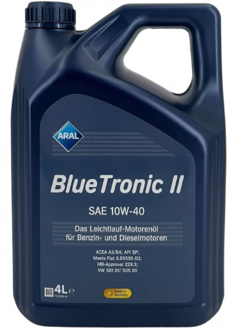 Ulei motor - Aral Blue Tronic  II SAE 10W-40 4L