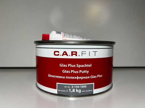 Reparații și Protecție Caroserie - C.A.R. FIT Glas Plus 1,8 kg – Chit Auto cu Fibră de Sticlă 2K și Întăritor