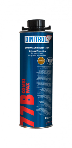 Speciális Védőviaszok és Konzeválók - DINITROL 77B Univerzális Korrózióvédő Viasz - 1L, Világosbarna (Pisztolyos)