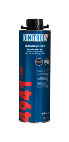 Alváz- és Kőfelverődés Védelem - DINITROL 4941 Alvázvédő Viasz - 1 Liter, Fekete (Kopásálló, Pisztolyos)