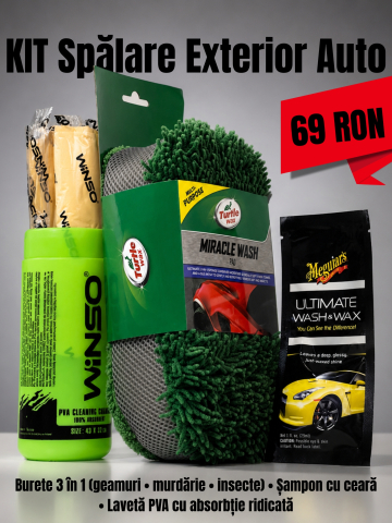Întreținere exterior - KIT Spălare Exterior Auto