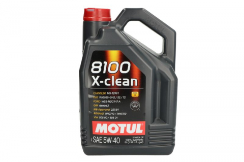 5W-40 - MOTUL 8100 X-CLEAN 5W-40 C3 5L