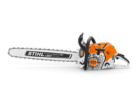 Motoferăstraie STIHL - STIHL MS 500i Nou motoferăstrău inovativ cu injecţie de combustibil controlată electronic, puterea: 6,8 CP, capacitatea cilindrica: 79,2 cc, lungimea șinei 50 cm