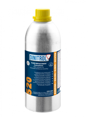 Szélvédő Ragasztás - DINITROL 520 Felülettisztító és Tapadásjavító (Szélvédőhöz) - 1 Liter