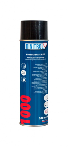Karosszéria Javítás és Korrózióvédelem - DINITROL 1000 Üregvédő Viasz Spray - 500 ml, Áttetsző (Penetrant)