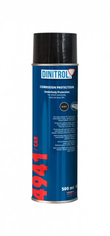 Alváz- és Kőfelverődés Védelem - DINITROL 4941 Alvázvédő Viasz Spray - 500 ml, Fekete (Kopásálló)