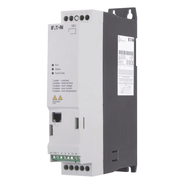 DE1-127D0FN-N20N, convertizor de frecventa, 1.5 kW, -10÷60°C, IP20, OUT 1: SPDT [1]