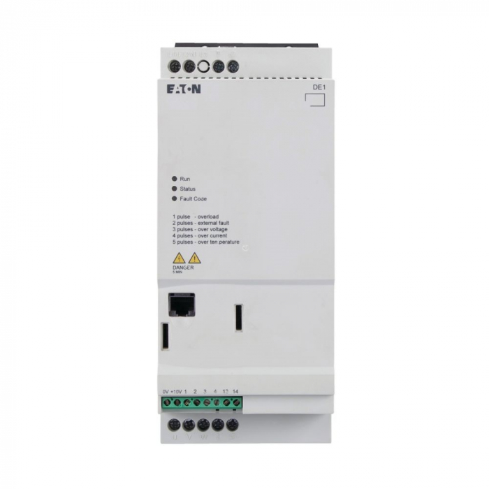 DE1-342D1FN-N20N, convertizor de frecventa, 0.75 kW, 2.1 A, 3x400V AC, 3 x 380÷480V AC, 0÷10V, IN: 4, 0÷300Hz [1]