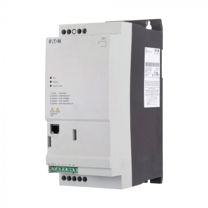 DE11-34011FN-N20N, convertizor de frecventa, 5.5kW, 11.3 A, 3 x 400V AC, 3 x 380÷480V AC, 0÷10V, IN: 4, 0÷300Hz, IP20 [1]