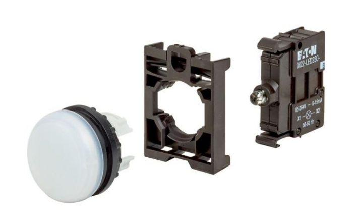 M22-L-W-LED, lampa alba, 24V DC [1]