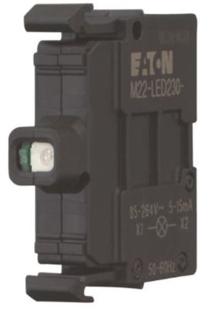 M22-LED230-R, Element de iluminare, 22 mm, 220 V AC, LED, rosu [1]