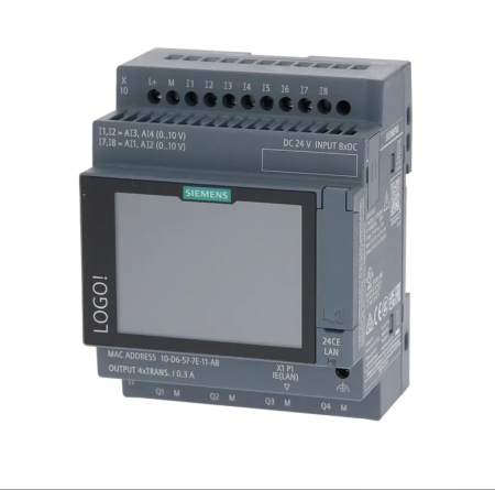 SIMATIC Industrial - 6ED1052-1CC08-0BA3, Siemens LOGO! 24CE, Siemens LOGO! 24CE – Modul logic programabil pentru aplicații de automatizare