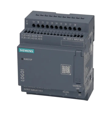 SIMATIC Industrial - 6ED1052-2MD08-0BA3, 8 DI  (4 Analogue useable),  4 DO, 24 VDC