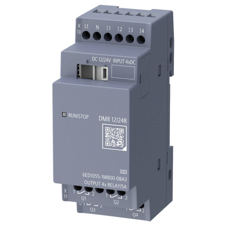 Extensii - 6ED1055-1MB00-0BA3, PLC add-on module 24 V DC, 12 V DC