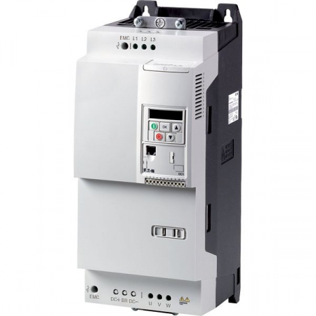Actionari - DC1-34046FB-A20CE1, convertizor de frecventa, In: 3x400, Out: 3x400VAC, 22 kW, 46 A, IP20, Brake chopper, RFI filtru, PCB protejat