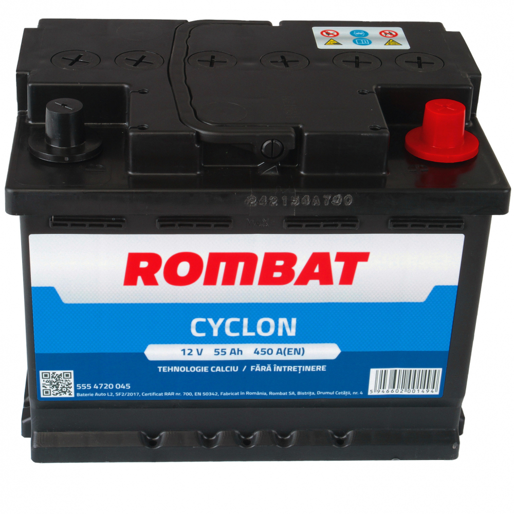 Acumulator Rombat Cyclon 55 Ah