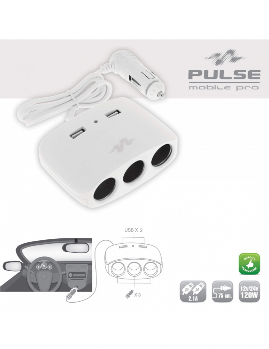 adaptor auto cu trei iesiri [3]