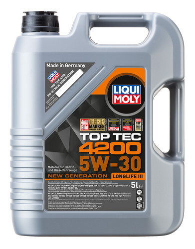 Set, Ulei motor Liqui Moly Top Tec 4200 5W30 5L, Laveta din Microfibra, Profesionala, 30x30 cm, 1 pereche manusi [2]