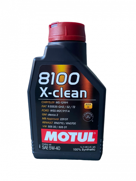 set, ulei Motul, 8100X-CLEAN 5W40 1L, husa pentru bidon [4]