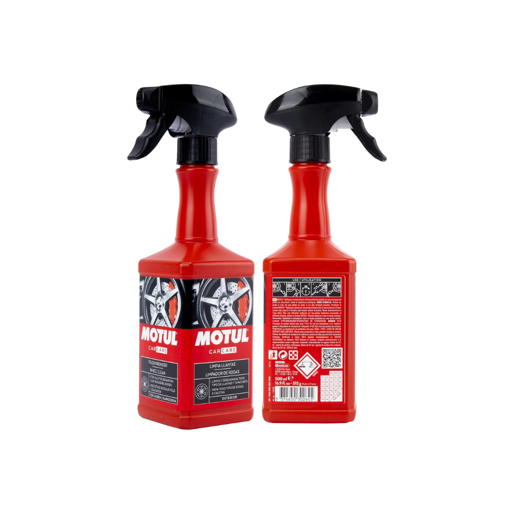 Solutie Curatare Jante, Motul Wheel Clean, 500ml, Laveta din Microfibra, Profesionala, 30x30 cm, 1 pereche manusi [2]