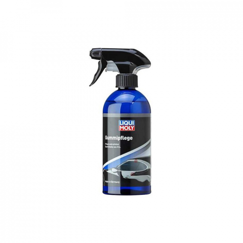 Set, Solutie Intretinere Cauciuc, Liqui Moly Gummi-Pflege, 500 ml, Laveta din Microfibra, Profesionala, 30x30 cm, 1 pereche manusi [1]