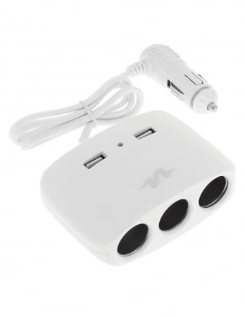 Accesorii auto - adaptor auto cu trei iesiri