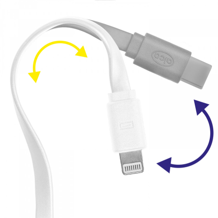 Cablu incarcare multiple dispozitive si transfer date, USB tip C si Lightning [3]
