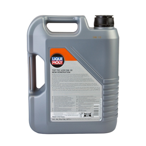 Set, Ulei motor Liqui Moly Top Tec 4200 5W30 5L, Laveta din Microfibra, Profesionala, 30x30 cm, 1 pereche manusi [2]