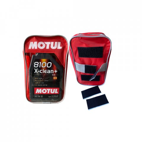 Pachet Motul, Ulei Motul, 8100X-CLEAN 5W30 5L, Aditiv, spalare motor, 300ml, Ulei Motul, 8100X-CLEAN 5W30 1L, Husa pentru bidon [5]