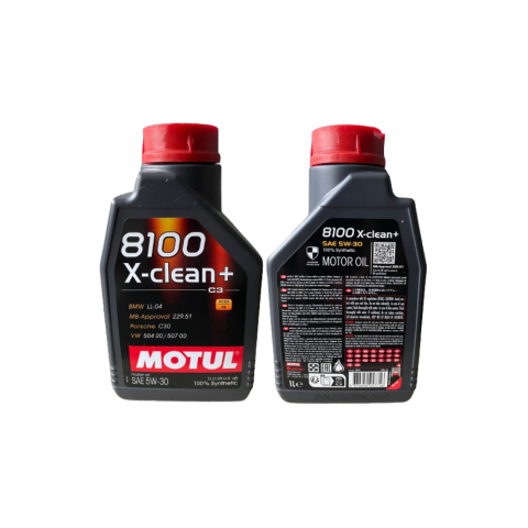 Pachet Motul, Ulei Motul, 8100X-CLEAN 5W30 5L, Aditiv, spalare motor, 300ml, Ulei Motul, 8100X-CLEAN 5W30 1L, Husa pentru bidon [2]