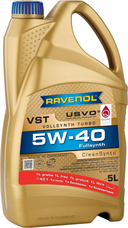 5W40 - ravenol 5w40 vst usvo 5l