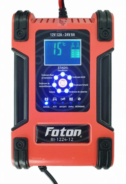 Accesorii auto - Redresor Inteligent Foton RI-1224-12 Multi-Funcional