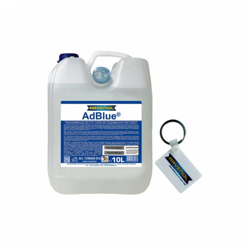 AdBlue - Set, AdBlue, Ravenol, 10L, Pentru EURO 4, 5, 6, Breloc