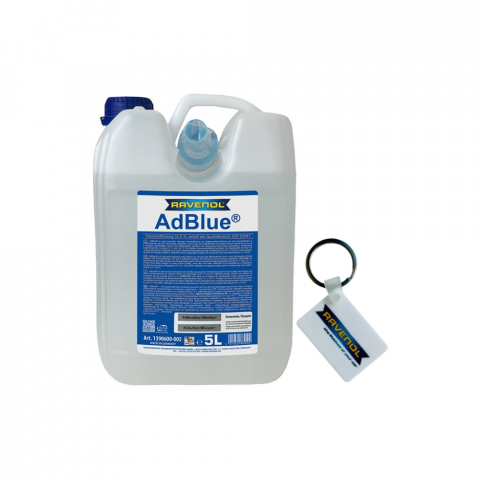 AdBlue - Set, AdBlue, Ravenol, 5L, Pentru EURO 4, 5, 6, Breloc