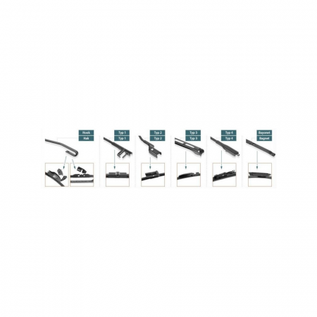 Set stergatoare Bosch Aerotwin, 55/47.5 cm pentru Dacia Logan II Logan MCV II Sandero II [7]