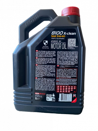 Set, Ulei Motul, 8100X-CLEAN 5W40 5L, Aditiv, spalare motor, 300ml [2]
