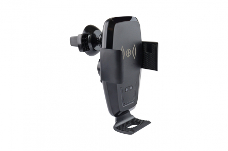 Accesorii auto - suport pentru telefon, cu wireless si senzor de printere, atasabil la grila de ventilatie
