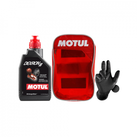 Automata - Ulei Dexron III 1L Motul, Husa pentru bidon, 1 pereche manusi