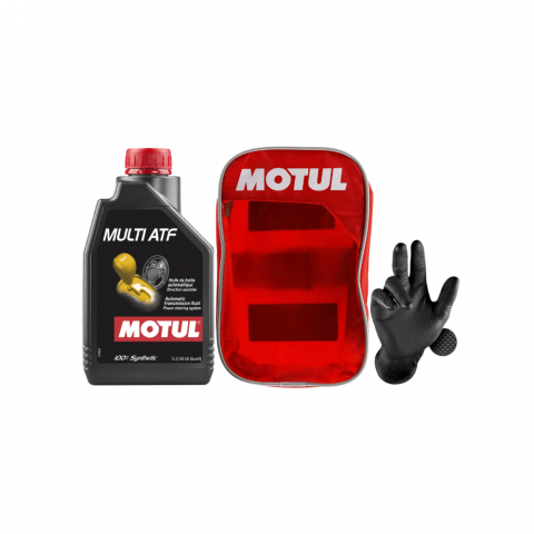 Automata - Ulei Multi ATF 1L Motul, Husa pentru bidon, 1 pereche manusi