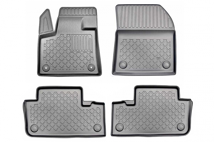 Covorase auto tip tavita DS 7 Crossback fabricatie 02.2018 - prezent,  SUV, nu corespunde pentru versiunea cu tunel median pe randul 2 #1 [1]