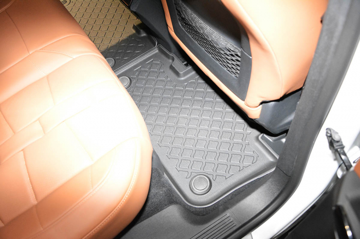 Covorase auto tip tavita DS 7 Crossback fabricatie 02.2018 - prezent,  SUV, nu corespunde pentru versiunea cu tunel median pe randul 2 #1 [8]