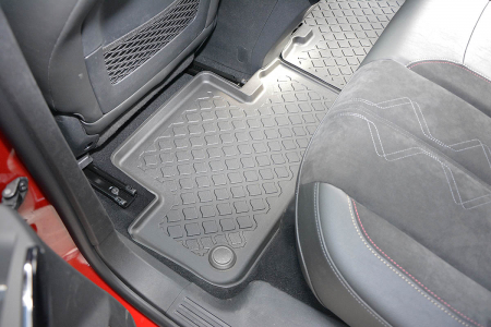 Covorase auto tip tavita DS 7 Crossback fabricatie 02.2018 - prezent,  SUV, nu corespunde pentru versiunea cu tunel median pe randul 2 #1 [4]